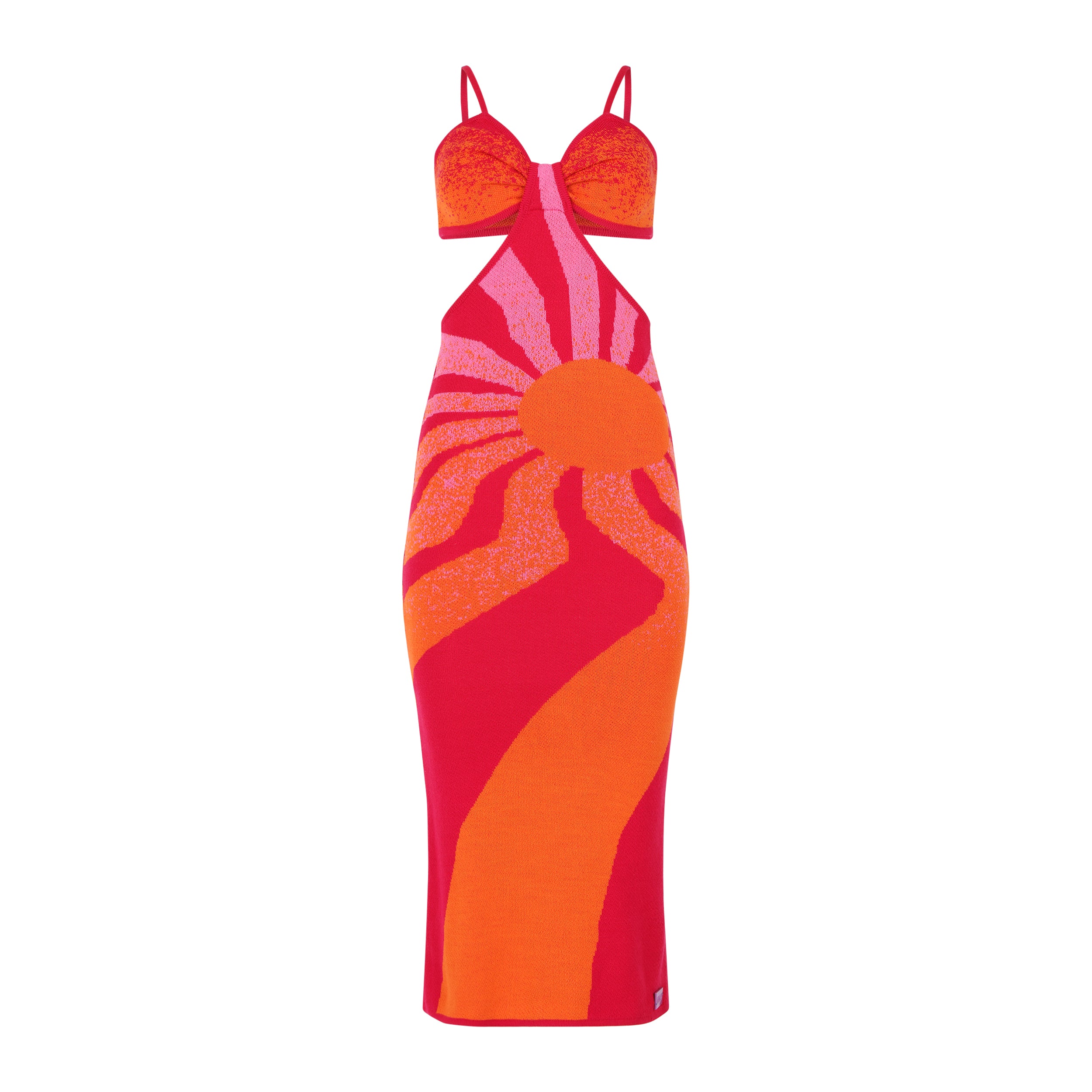 Sunshine Dress in Magenta